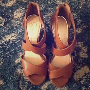 Tan wedges
